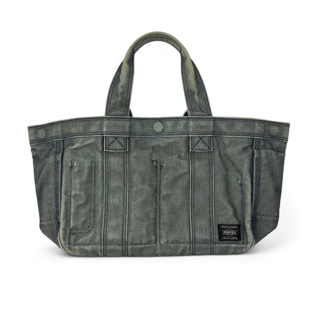 포터 데님 토트백