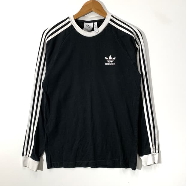 아디다스 3스트립 블랙 화이트 롱슬리브