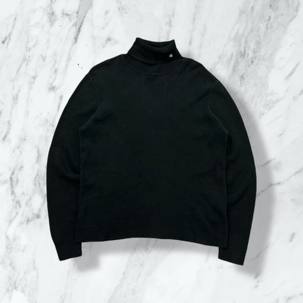 랄프로렌 넥 로고 터틀넥 니트 스웨터