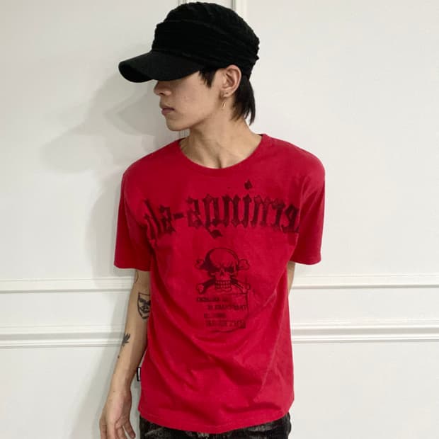 [Bernings sho] Skull Print Tee