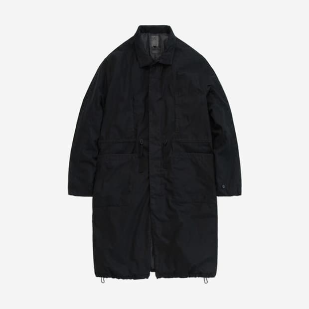 [2] 폴리테루 헤비 델 코트 블랙 23fw