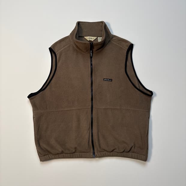 90s Eddie Bauer 플리츠 베스트 _ 연도확인
