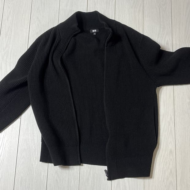 유니클로 니트집업