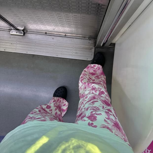 누아누 플로럴 팬츠