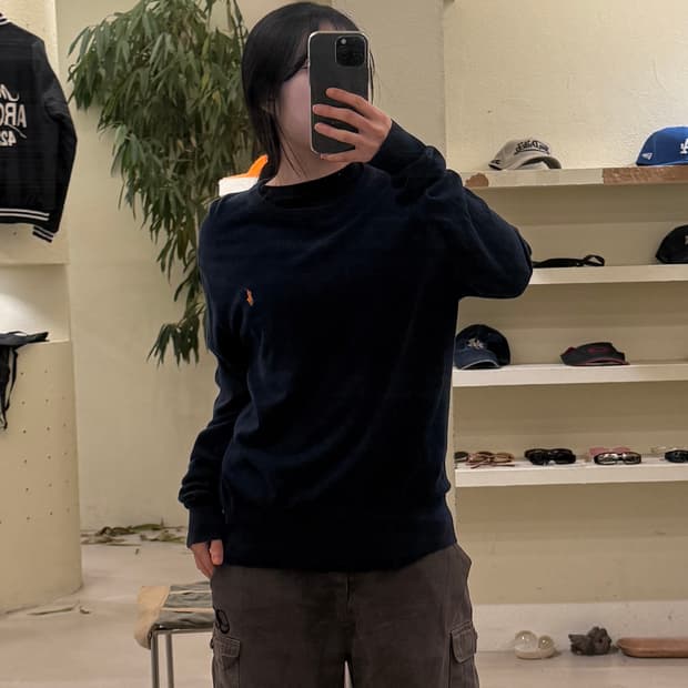 폴로 랄프로렌 네이비 포니 니트 U337