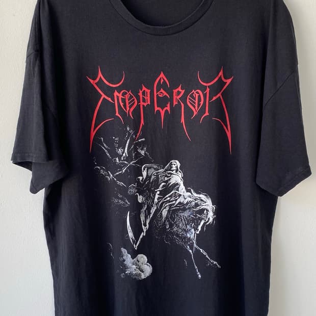 빈티지 emperor 엠퍼러 엠페러 메탈 밴드 티셔츠 xl 2xl
