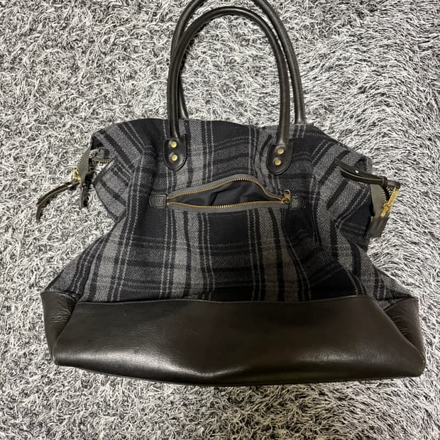 히스테릭 글래머 체크 토트백입니다(유일매물)