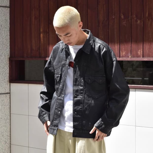 리바이스 프리미엄 웨스턴 코팅 트러커 자켓 xl