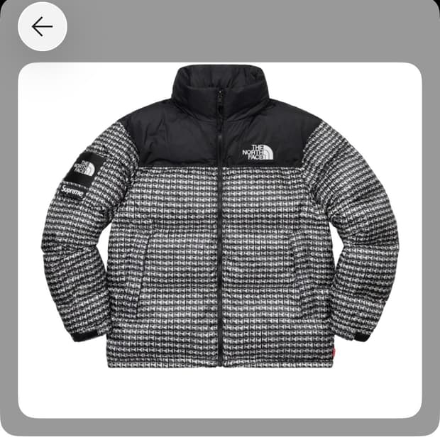 슈프림 x 노스페이스 스터드 눕시 자켓 블랙 - 21SS 팝니다.