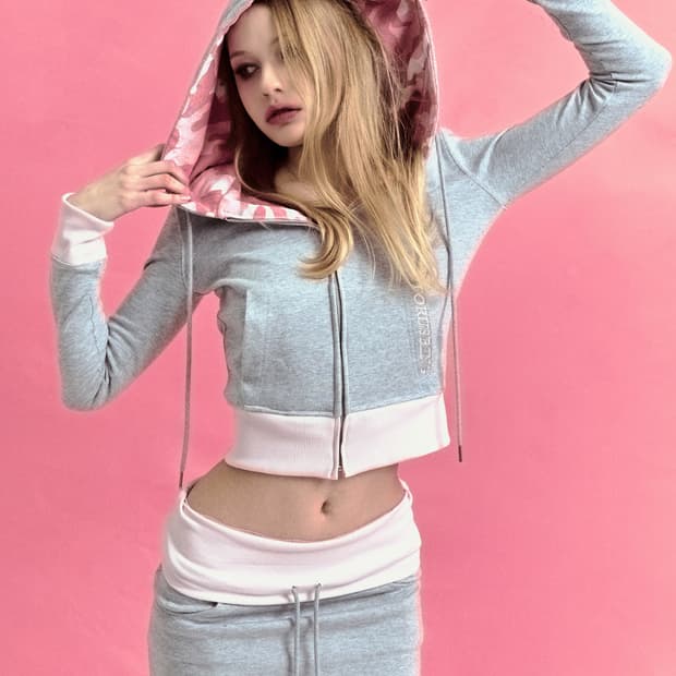 포어링 셋업 forusring bebe cago hoodie