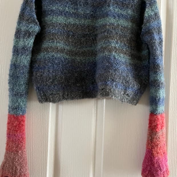 앤더슨벨포우먼 그라데이션 니트