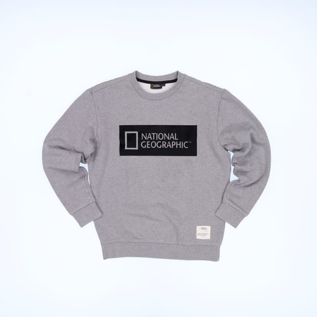 M 내셔널지오그래픽 미드로고 맨투맨 N7566