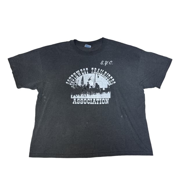 빈티지 90s 사우스웨스트 트레일라이더스 티셔츠 2XL