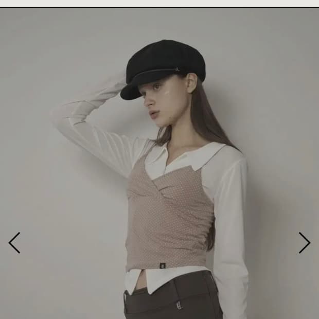 벨리아르 도트 캐미솔 베이지