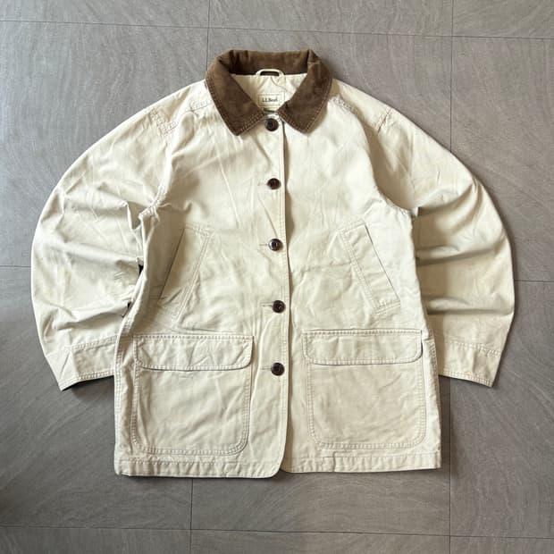 L.L.bean 정품 엘엘빈 아이보리 헌팅 자켓