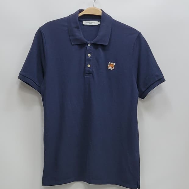 메종키츠네 22SS 폭스 헤드 패치 클래식 폴로 티셔츠 / 남 100 