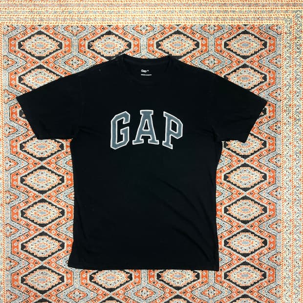 갭 스펠로고 블랙 반팔티셔츠 남성M