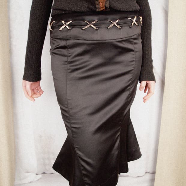 Weave Line Mermaid Skirt