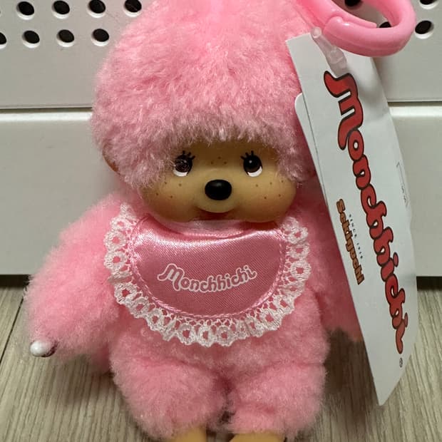 미국판 뽀실이 핑크 몬치치 키링