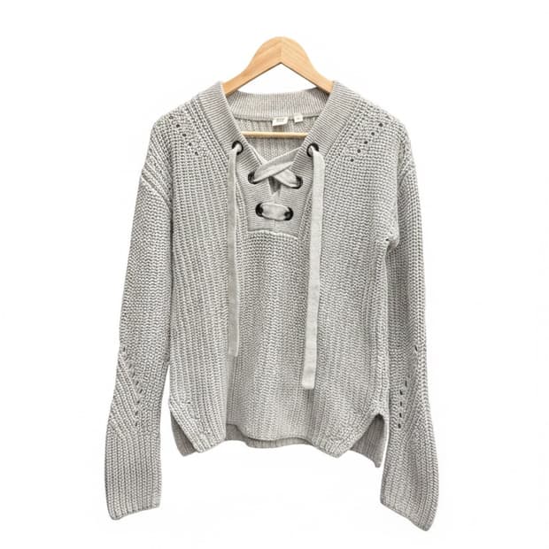 GAP 정품 셔링 레이스업 니트 (S사이즈)