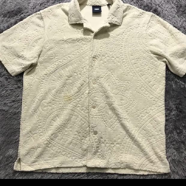 [[L, 정품, 공용]@ 키스(KITH) 23SS 톰슨 캠프 카라 셔츠