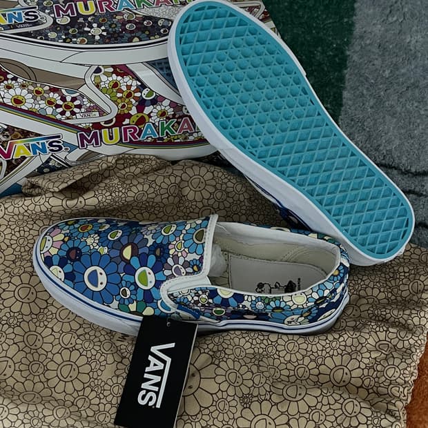 반스 x 무라카미 다카시 플라워 슬립온