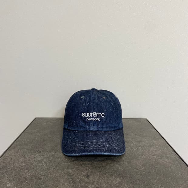(OS) 슈프림 볼캡 모자 데님 클래식 로고