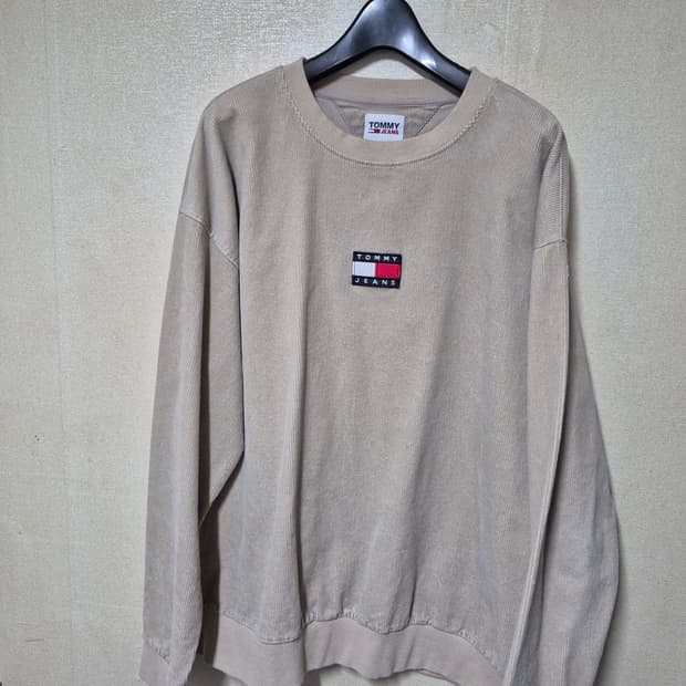 한섬 타미진스 코듀로이 맨투맨