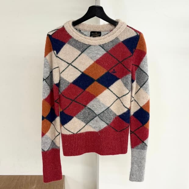 비비안웨스트우드 앙고라 니트 셋업