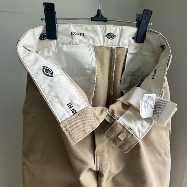 더블니 85283 루즈핏 워크팬츠 Khaki