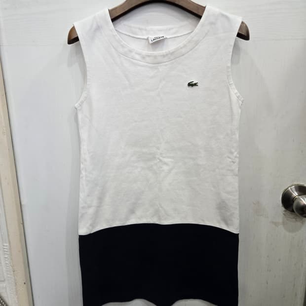 36사이즈)) LACOSTE 라코스테 나시 원피스!