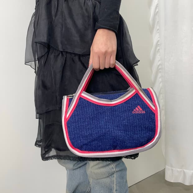 adidas 니트 토트백