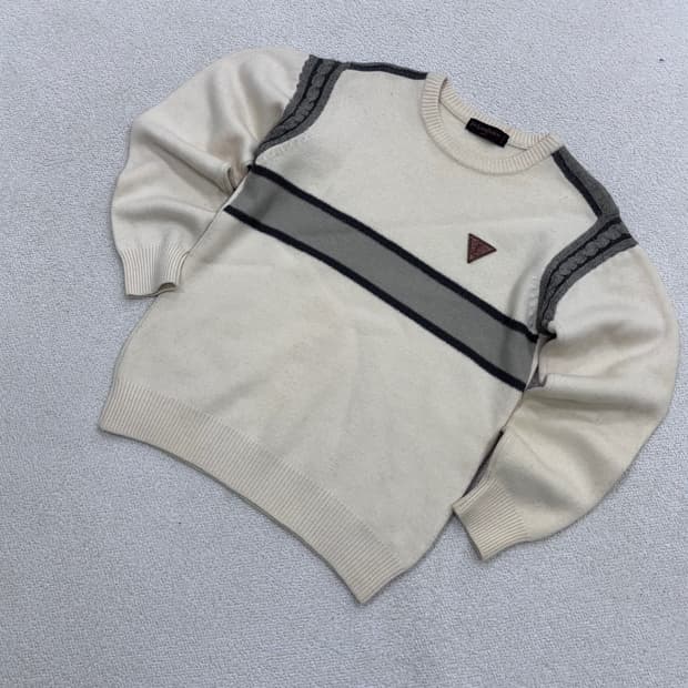 실측확인 고급 빈티지 케이블 니트 0402E