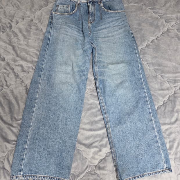 [M] 논플로어 연청 데님 팬츠 WAVE BLUE DENIM PANTS