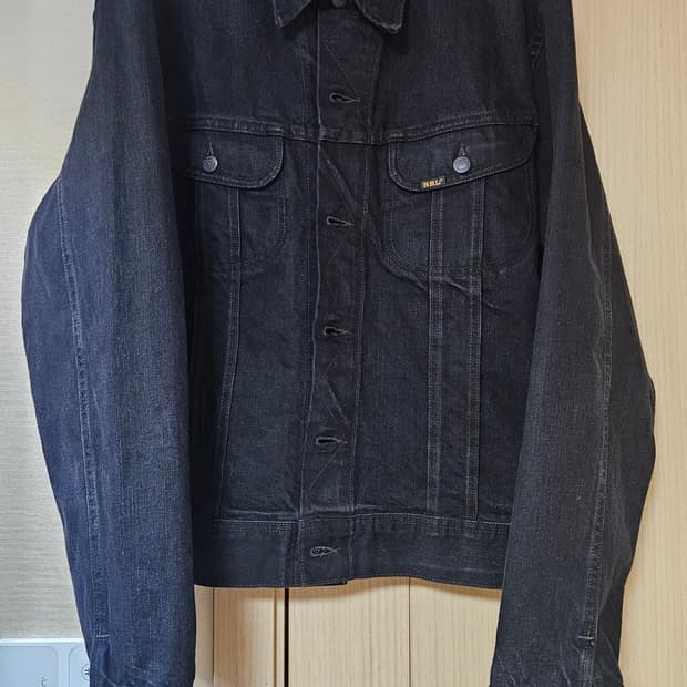 RRL 더블알엘 블랙 데님 자켓 XL(lot 271j)