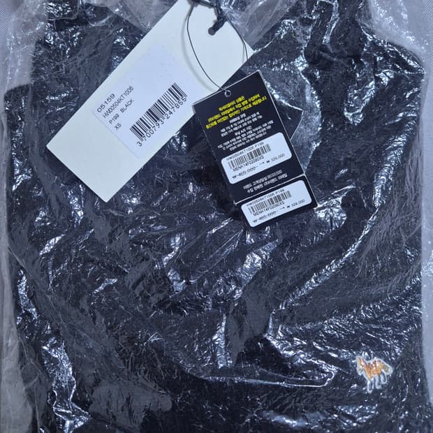 (새상품) 메종키츠네 베이비폭스 터틀넥 블랙 XS