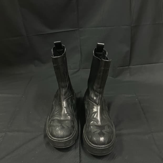 미우미우 플레임 디테일 플랫폼 부츠 235mm