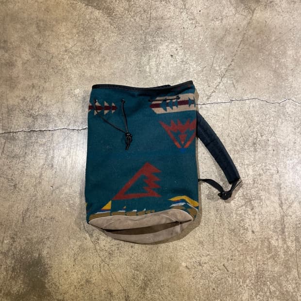 80’s Pendleton 울 x 스웨이드 네이티브 패턴 디테일 슬링백