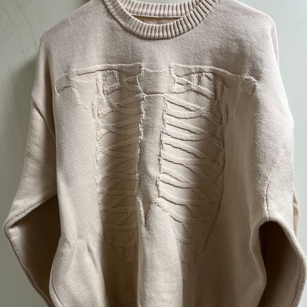 퍼킹어썸 스켈레톤 본 니트