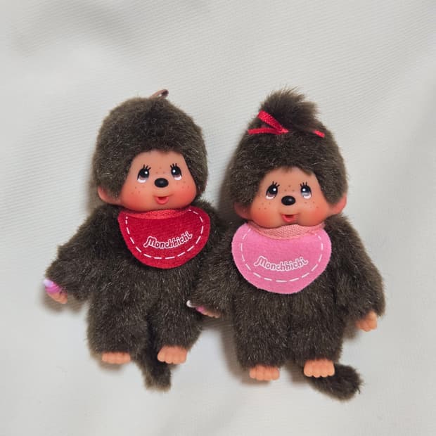 몬치치 고전 키링 한쌍