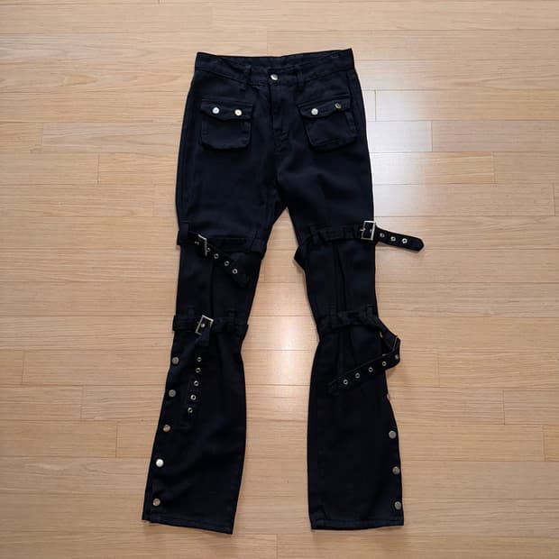 일본빈티지 그런지펑크 부츠컷 팬츠