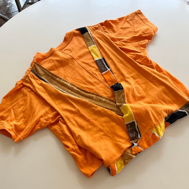 이세이야케 Hai Sporting Gear 반찰셔츠 오렌지