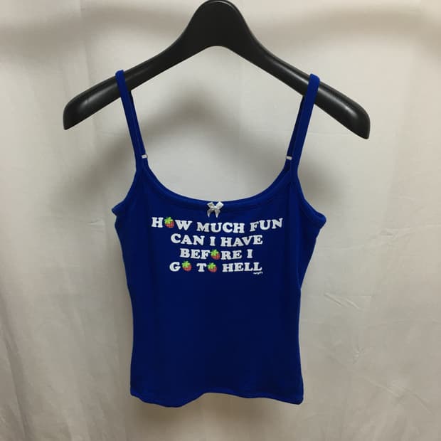 omighty strawberry tank top