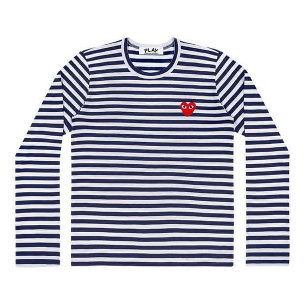 꼼데가르송 롱슬리브 블루