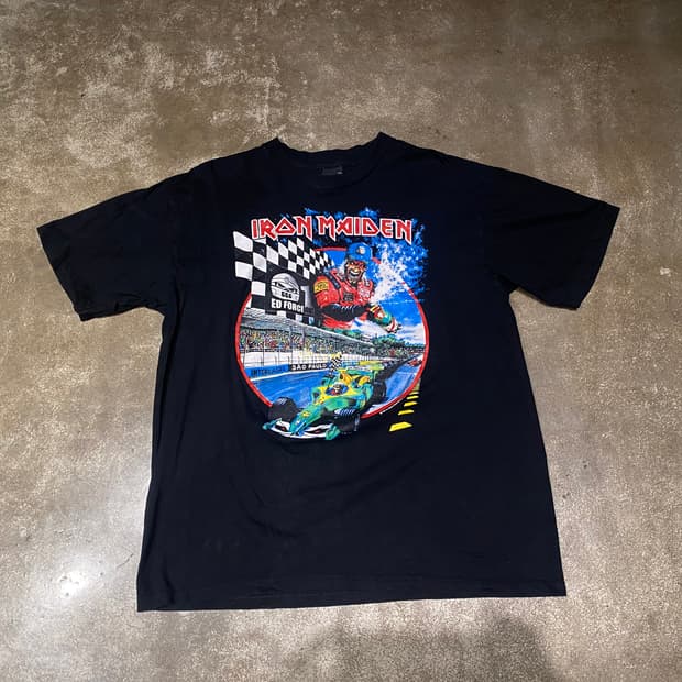 아이언메이든 락밴드  양면 프린팅 티셔츠