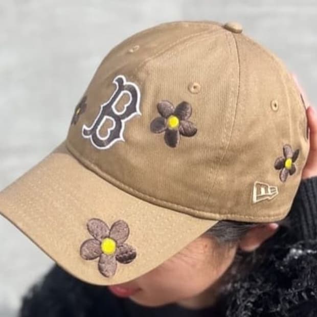 MLB 엠엘비 뉴에라 보스턴 플라워 자수 볼캡