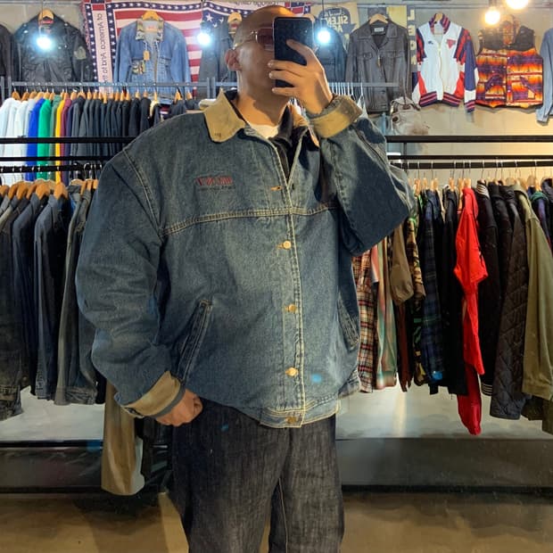 USA 90s 블랭킷 데님 자켓 2XL