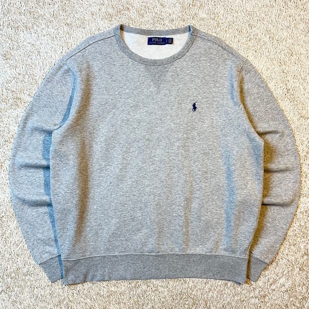 폴로 랄프로렌 신형 네이비포니 플리스 맨투맨 그레이