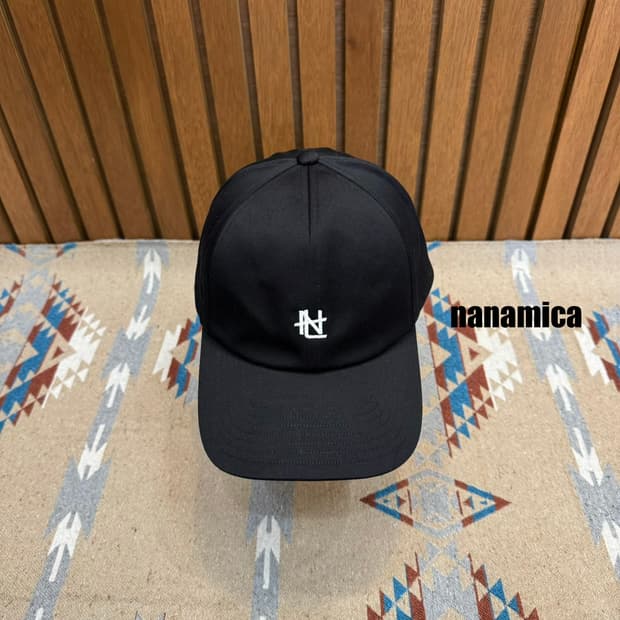 [OS] 나나미카 6패널 치노 캡 블랙