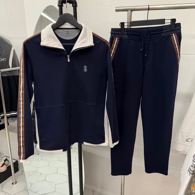 [백화점] 브루넬로 쿠치넬리 네이비 트랙 셋업